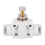 2 Pcs White Air Speed Control Valve Quick Coupling 4mm Throttle Connector 9