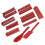DIY Sushi Making Kit 10Pcs Red Food Grade Plastic Kitchen Accessory 2