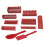 DIY Sushi Making Kit 10Pcs Red Food Grade Plastic Kitchen Accessory 3