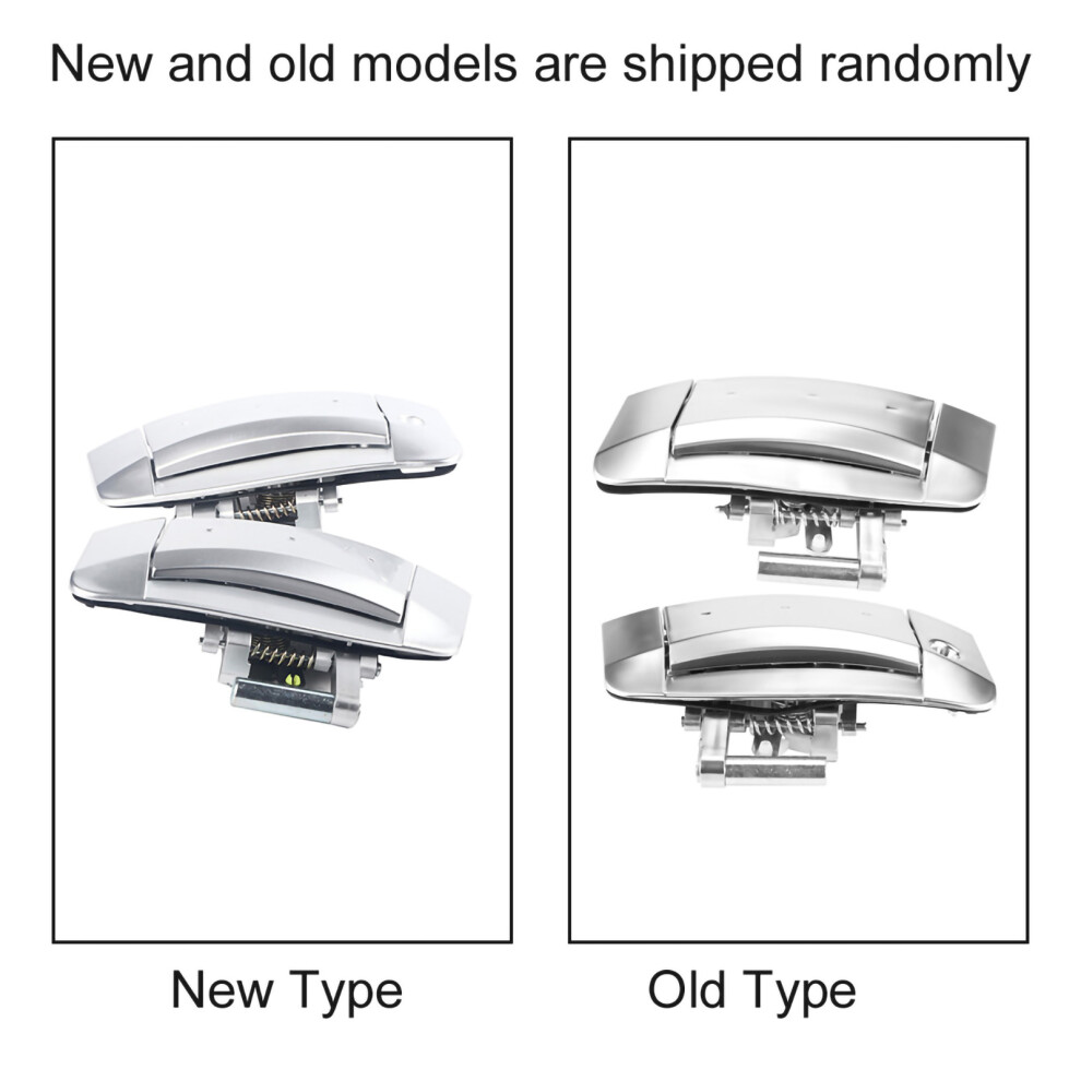 350Z Outside Door Handle Left And Right Pair Silver 7293282581210