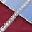 Style C 2 Yard White 1.2cm Oblique Square Trim 4