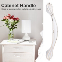White Closet Handles Cabinet Drawer Knobs Furniture Hardware Hole 90-96mm