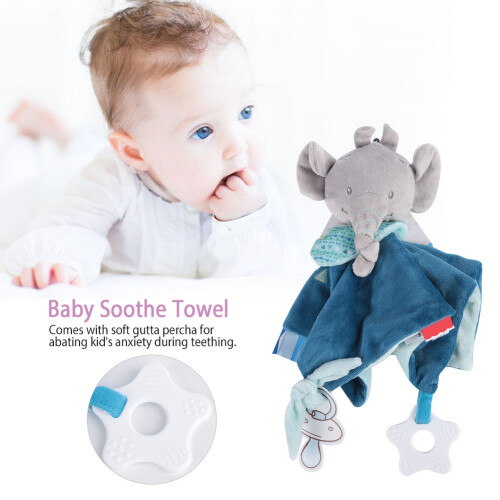 Baby Elephant Comfort Plush Towel 2