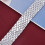 100cm Rhinestone Hotfix Chain, 2cm 8-Row White 3