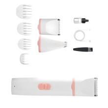 Two Speed Pet Hair Care Equipment Containing Rounded Parts-pink