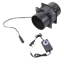 8cm 12V 6300RPM Extractor Fan Low Noise Duct Hydroponic Air
