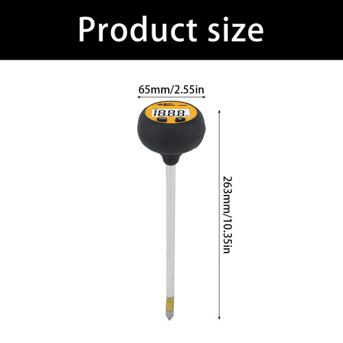 Testeur de sol avancé avec sondes de 210 mm, détecteurs de sol 2