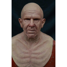 Latex Realistischer Mann Gesichtsabdeckung Maske männliche Verkleidung Halloween-Party Props_y