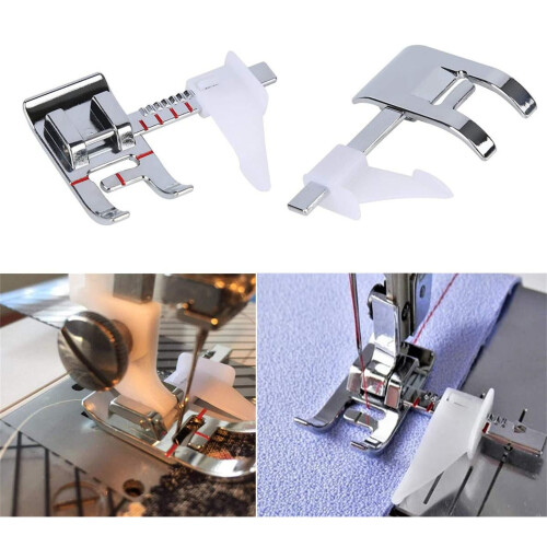 Pied-de-biche pour Machine à coudre, Guide réglable et robuste, 1