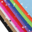 10Pcs Color Star Pattern Non-woven Sheets 30x30cm 4