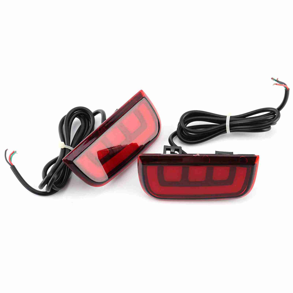 2Pcs Car Rear Bumper Tail Led Drl Brake Reflector Fog Lamp For Civic 2016Â2017 Light 7901393319515