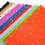 10Pcs Color Star Pattern Non-woven Sheets 30x30cm 15