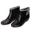 1 Pair PVC Rain Boots 39/40 Black Pink Spots 7