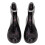 1 Pair PVC Rain Boots 39/40 Black Pink Spots 2