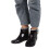 1 Pair PVC Rain Boots 39/40 Black Pink Spots 5