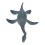 Durable Plastic Liopleurodon Model Toy - Large Blue 4