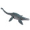 Durable Plastic Liopleurodon Model Toy - Large Blue 10