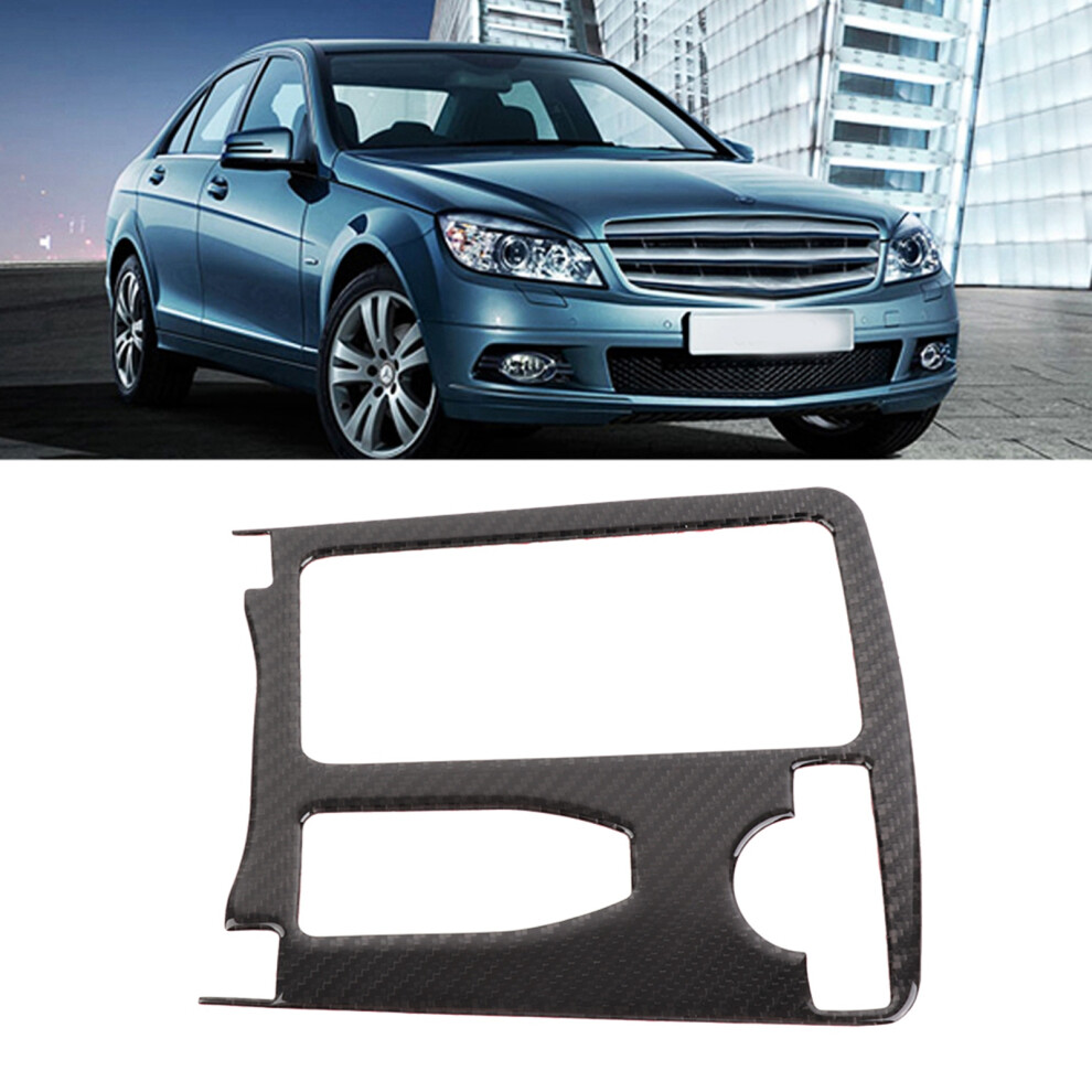 Carbon Fiber Water Cup Holder Trim For C-Class W204 2007-2013 5071393321077