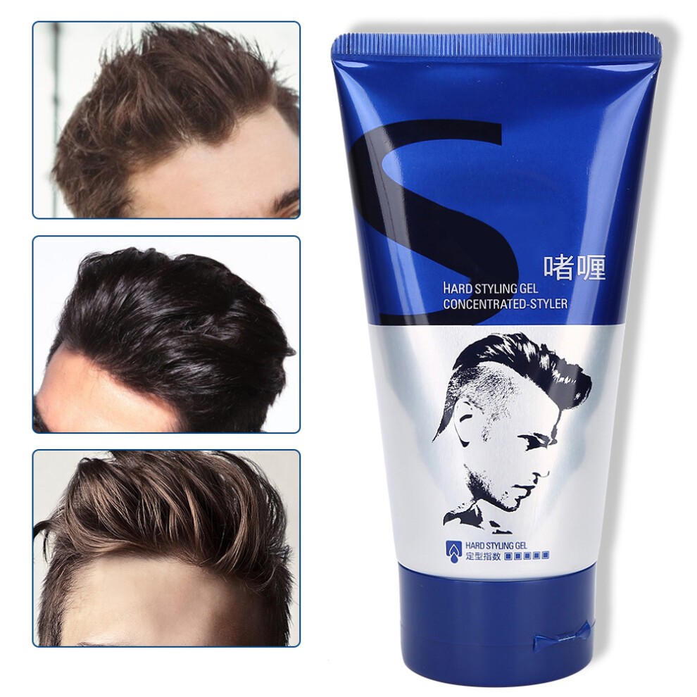 Blue Moisturizing Hair Styling Gel 150Ml Long-Lasting MenâS Hair Gel