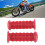Universal Rubber Motorcycle Handlebar Grips Red 12
