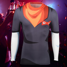 3D Cartoon Print Work Out Shirt XXXL Long Sleeve Compression Cosplay