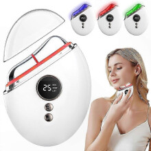 Masajeador Gua Sha vibratorio con calor, 5 velocidades para relajación y rejuvenecimiento.
