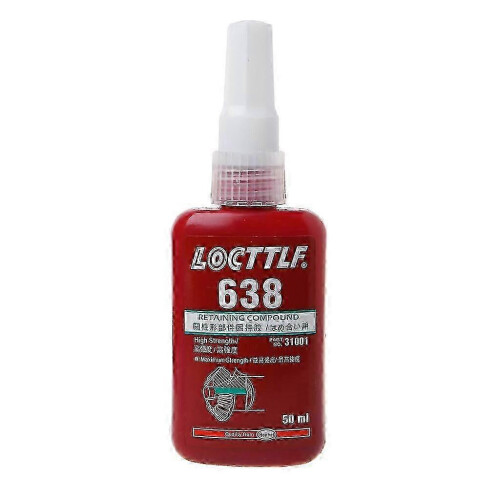 638 Retaining Compound - 50ml High-Strength Threadlocker for Bearings & Flanges