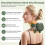 Portable 4D Shiatsu Neck & Back Massager, 3-Level Deep Tissue Kneading 5