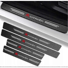 Protectores de umbral de puerta para Citroën C3, C4, C5 y Berlingo. Adhesivos antiarañazos.