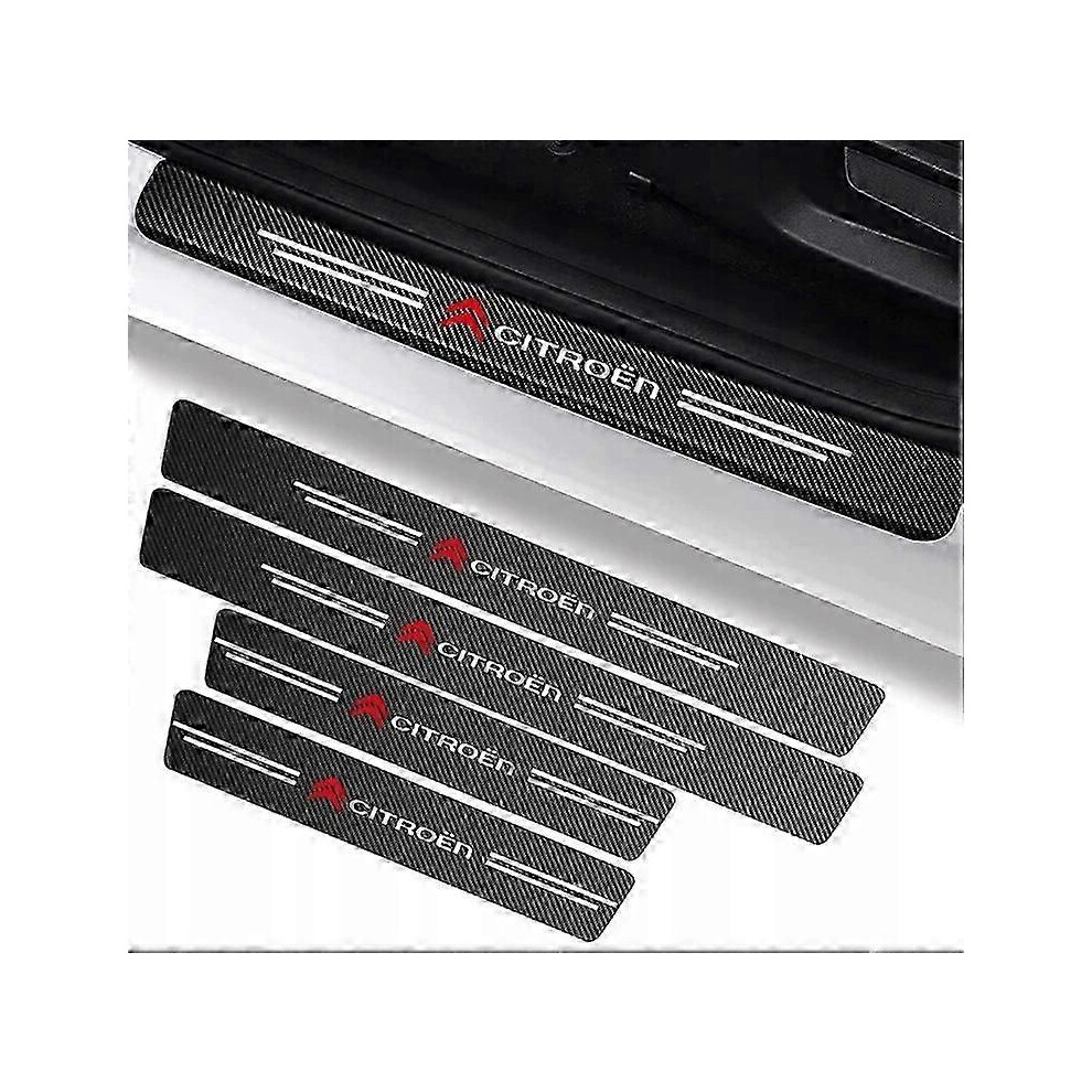 Citroen C3 C4 C5 Berlingo Door Sill Guards Anti-Scratch Decals 7697272304092