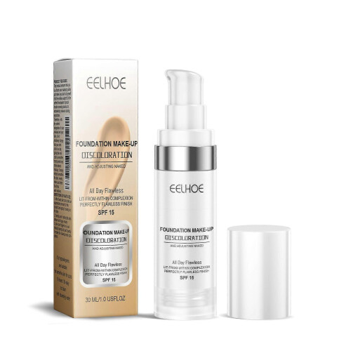 Color-Changing Concealer Foundation: Long-Lasting Hydration, Smudge-Proof & Brightening