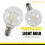 20-Pack Shatterproof E12 G40 LED Bulbs for Solar String Lights 5