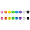 16-Pack 8-Color Leak-Proof Caps for 5-100ml Glass Vials 1