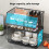 3-Tier Stackable Wire Basket Cart with Wheels for Kitchen Storage 4
