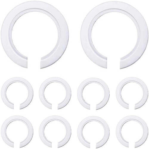 100 Pcs E27 to E14 Lamp Shade Reducer Ring, 42mm to 29mm Plastic Converter