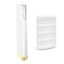 Maquinilla de afeitar Sonic Dermaplane para mujer, herramienta de depilación facial con tecnología Sonic Edge.