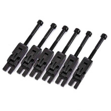 Juego de 6 piezas de puentes de trémolo con bloqueo Floyd Rose (negro)
