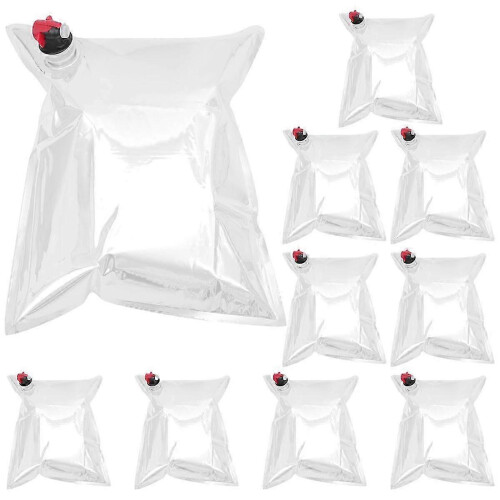 10pcs 5L Leakproof Wine Bladder Bags Refill Replacement for Portable Carrier