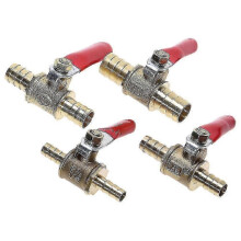 6mm 8mm 10mm 12mm Brass Ball Valve for Water Oil Air Gas Fuel Line