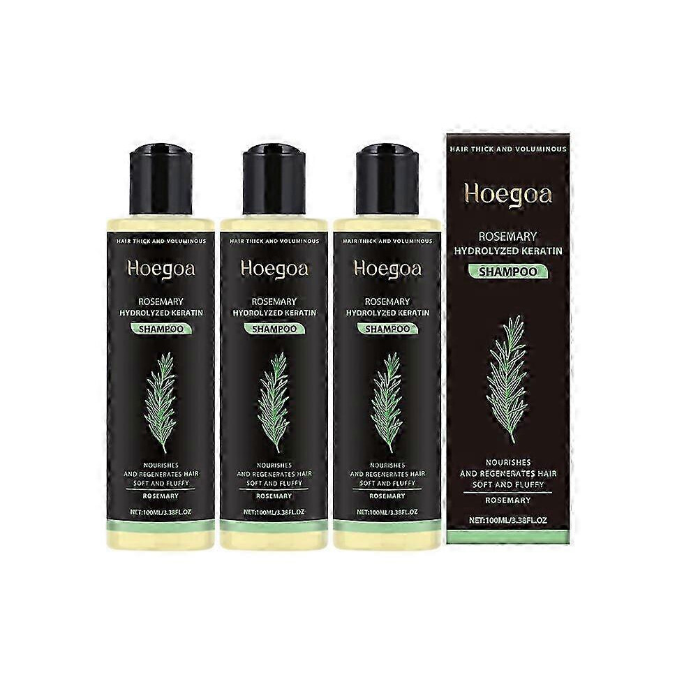 3X Tgideas Rosemary Anti-Hair Loss Shampoo: Boost Growth, Control Oil & Dandruff, Soothe Scalp