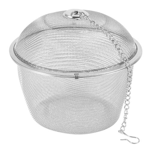 Extra Stainless Steel Twist Lock Mesh Tea Infuser with Chain