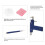 Kit per piercing a orecchie, naso e ombelico con perni 2