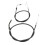 Honda CB750 CB550 CB350F CB500 FT500 Throttle Cable Kit, Durable Accelerator Wire 0620 1