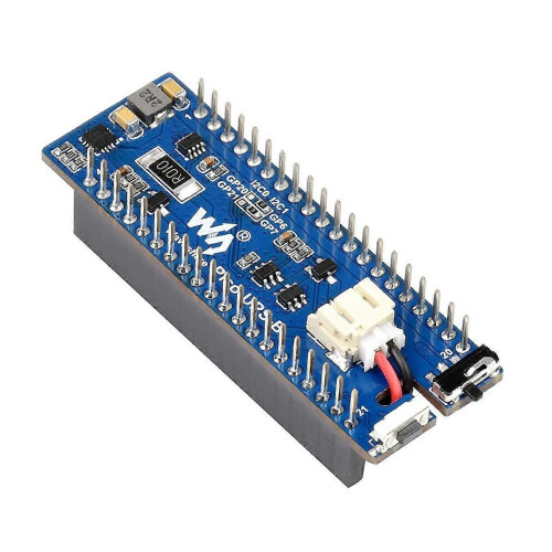 Waveshare UPS Module B for Raspberry Pi Pico, I2C Battery Monitoring, Stackable Design