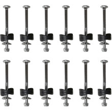 Paquete de 12 espaciadores para trampolín con tornillos - Accesorios de repuesto B5