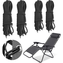 pares de cordones de repuesto universales para sillones reclinables sin gravedad y sillones de jardín.
