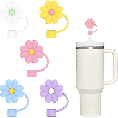 Stanley Cup 5Pcs Leak-Proof Silicone Straw Covers