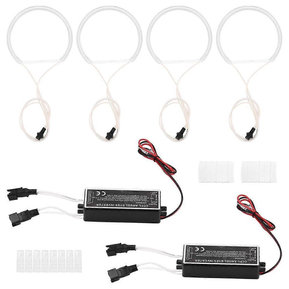 4Pcs Ccfl Led Angel Eyes Halo Ring Drl Turn Signal Kit For Bmw E36 E46 E39 E38 White/Light 5704557387519