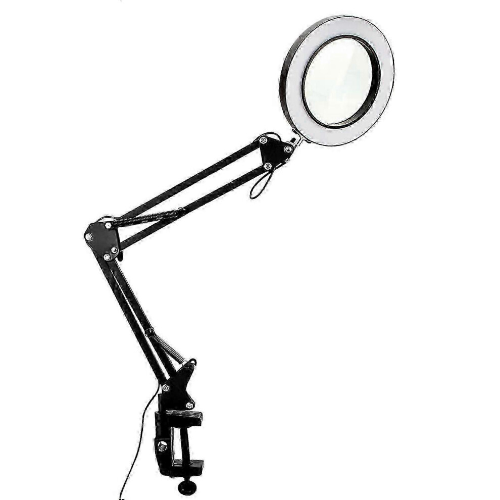 2025 10X Magnifying Lamp with Light, 3 Colors & 10 Brightness Levels