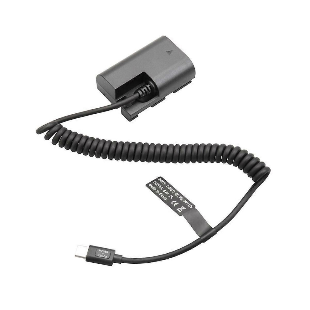Lp-E6 Dummy Battery Type-C Cable For Canon 5D/6D/7D/60D/70D/80D/90D/5Dsr 4335646367016